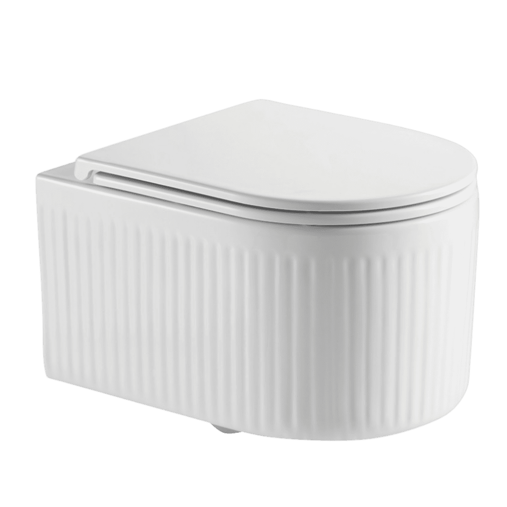 INVENA - Závesná WC misa, GLAMOUR, vrátane soft/close sedátka CE-92-001-L