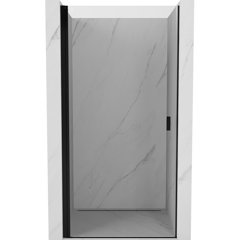 MEXEN - MIST dverná časť (1d) 80x200 cm 6mm čierna, číra 8A2-080-000-70-00