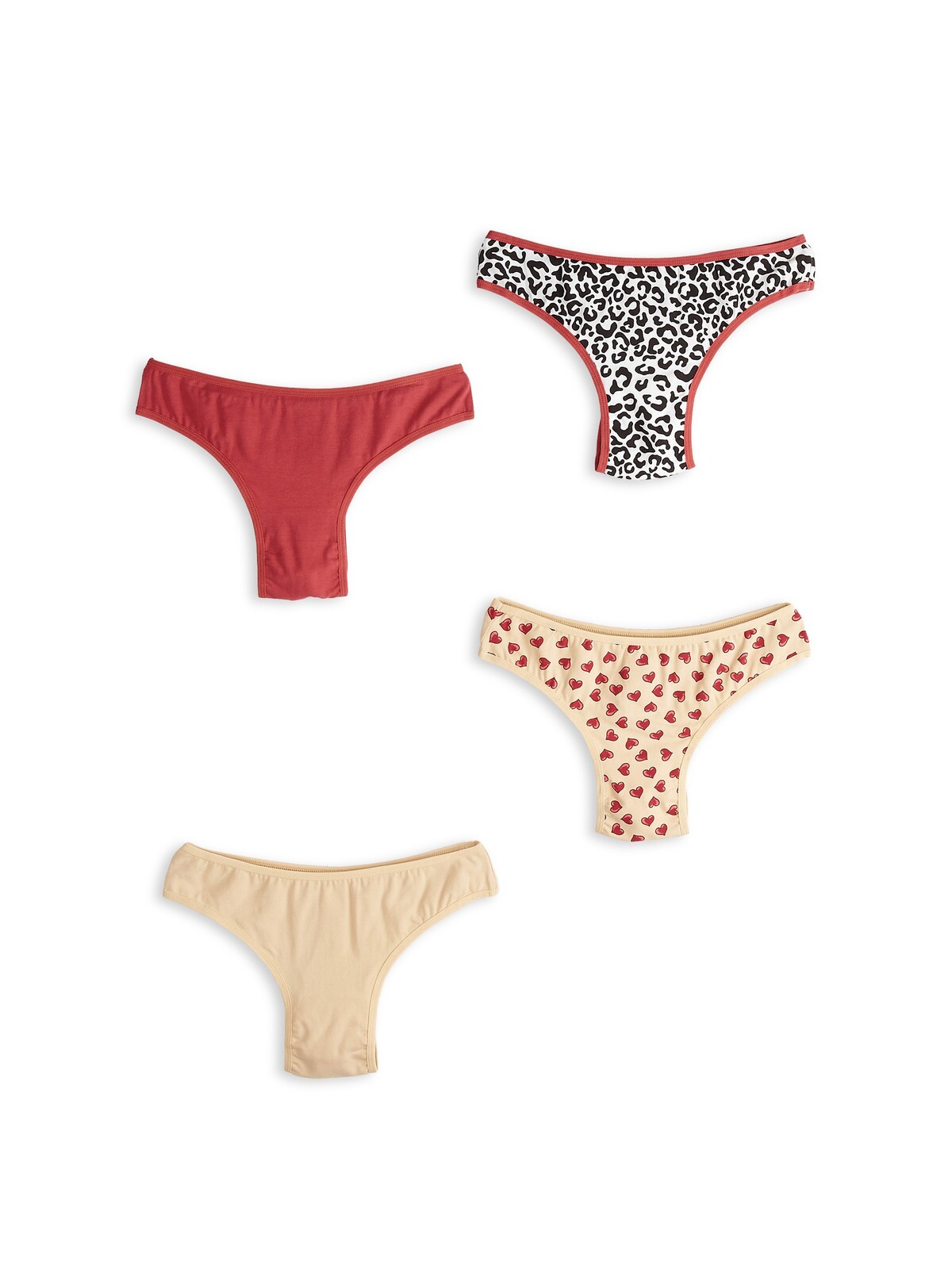 GATE Balenie 4ks bavlnených brazílok