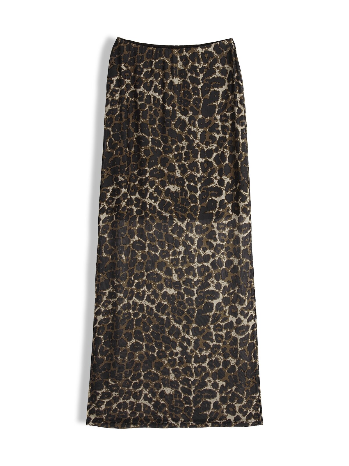 GATE Maxi sukňa so zvieracím vzorom