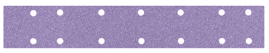 SMIRDEX 740 - Keramický brúsny obdĺžnik 70 x 420 mm, P240