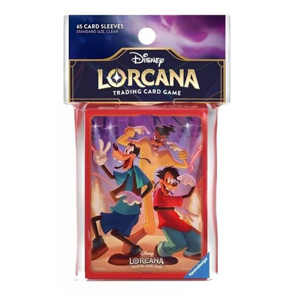 Ravensburger Obaly na karty Lorcana: Fabled - Goofy, Max, Powerline (65 ks)