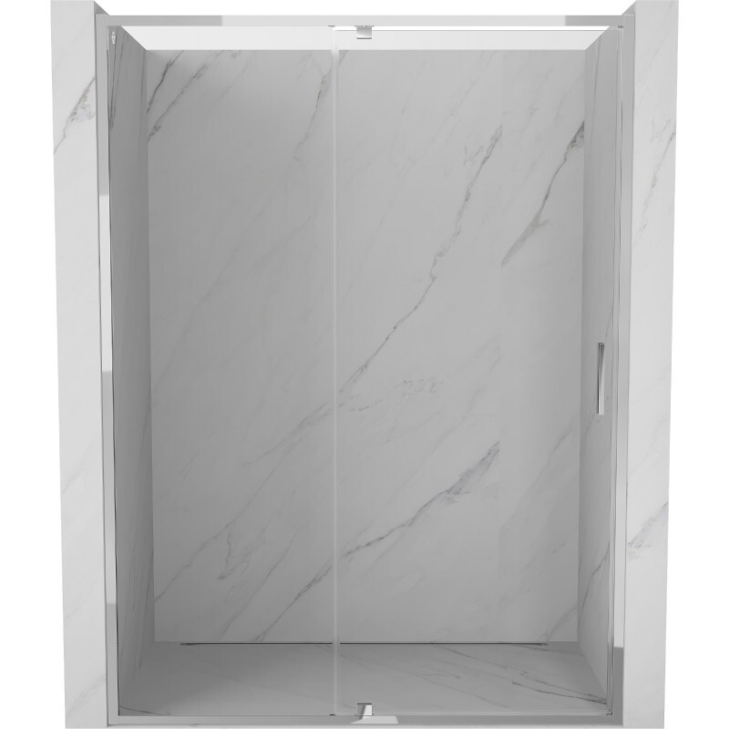 MEXEN - Exo sprchové dvere krídlové 140, transparent, chróm 819-140-000-01-00