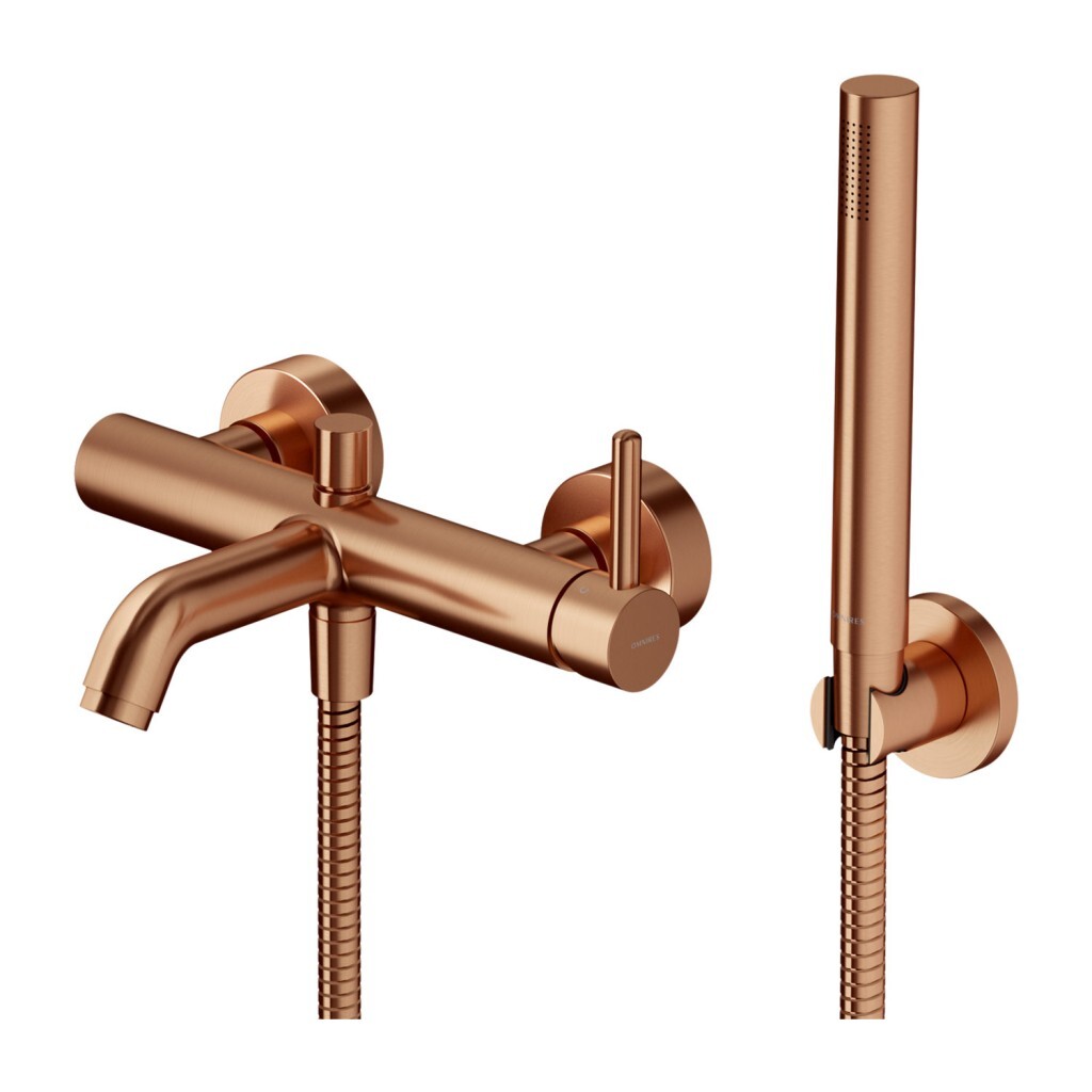 OMNIRES - Y vaňová batéria so sprchovou súpravou staro meď /CPB/ Y1231CPB