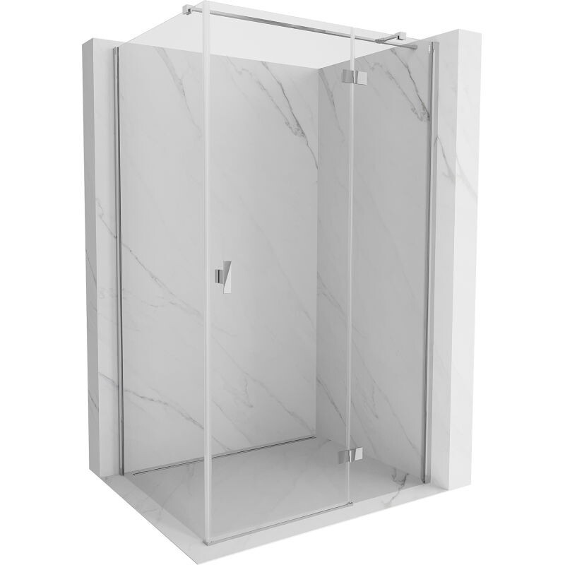 MEXEN/S - Mist HT sprchovací kút dvere krídlové pravá 115 x 95, transparent, chróm 8A5T-115-095-01-00-P