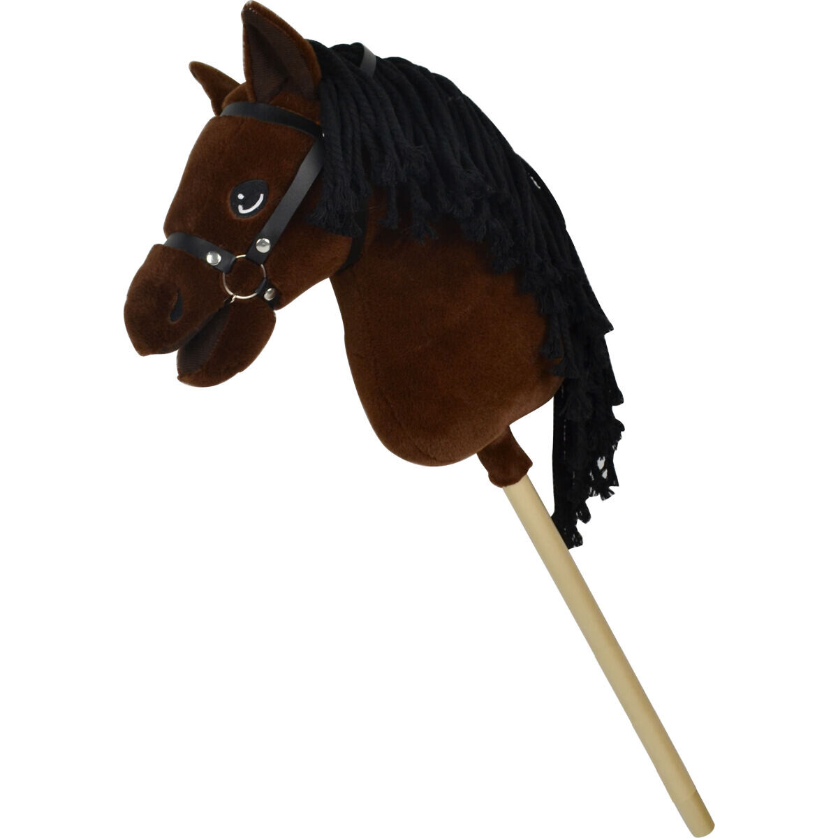 STEPPOS Premium Hobby horse Lucky tmavo hnedý 70cm