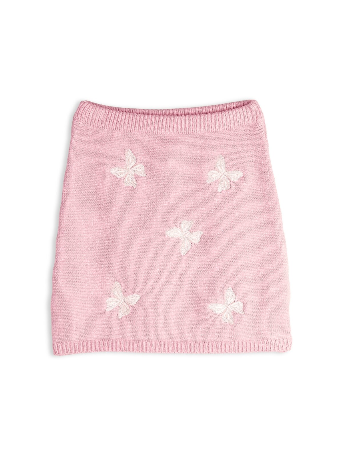 GATE Pletená sukňa s motýlikmi