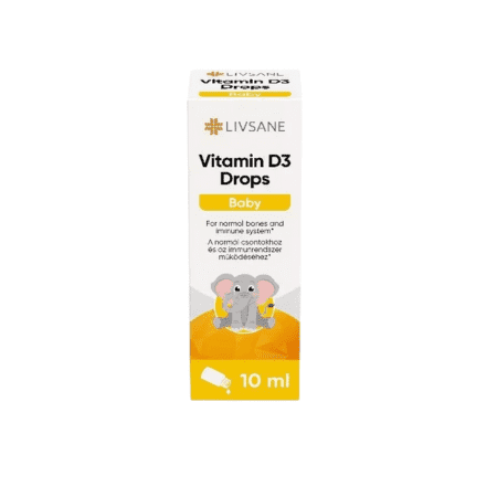 LIVSANE Vitamín D3 baby kvapky 10 ml