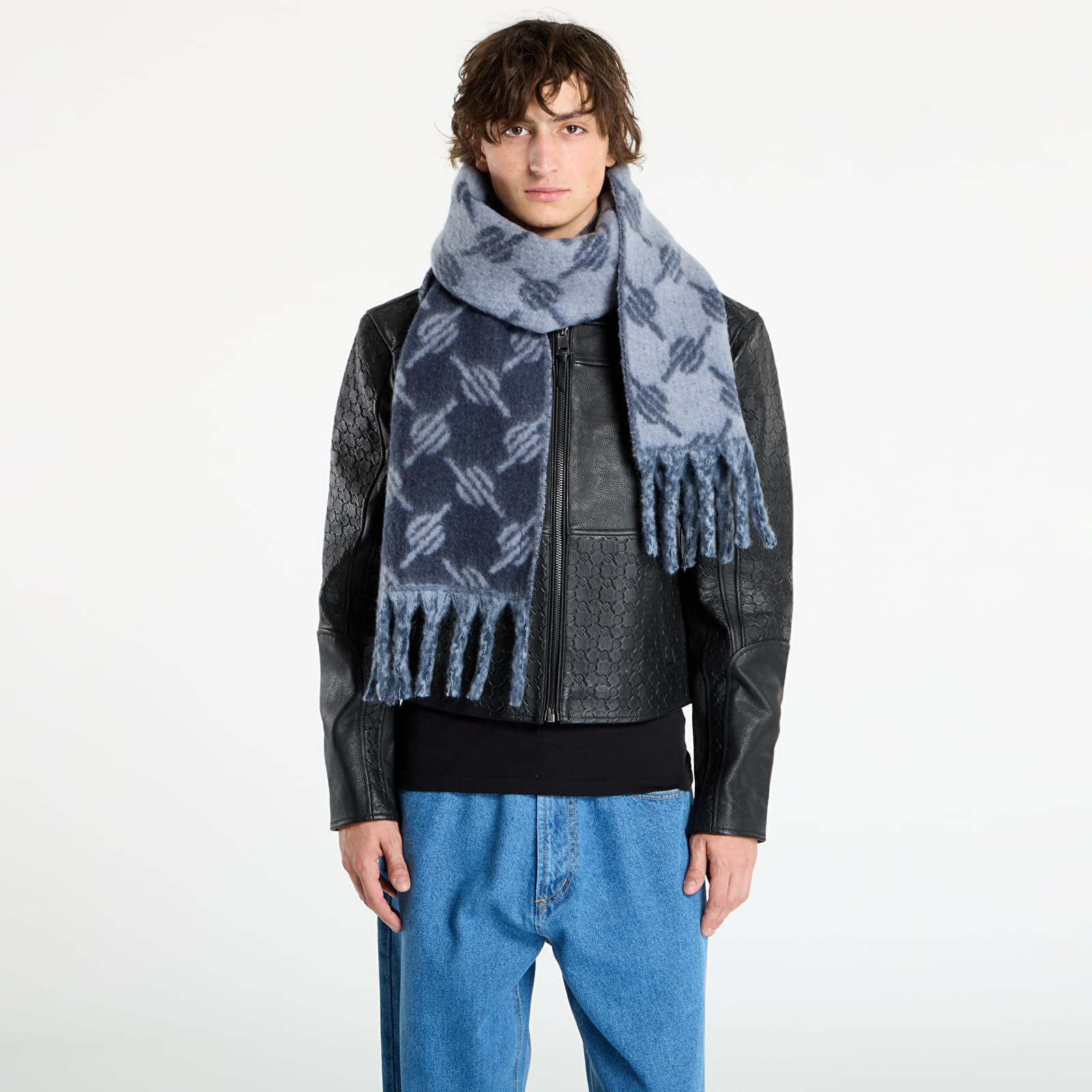 Šál Daily Paper Riyo Monogram Scarf Sky Captain Blue Universal