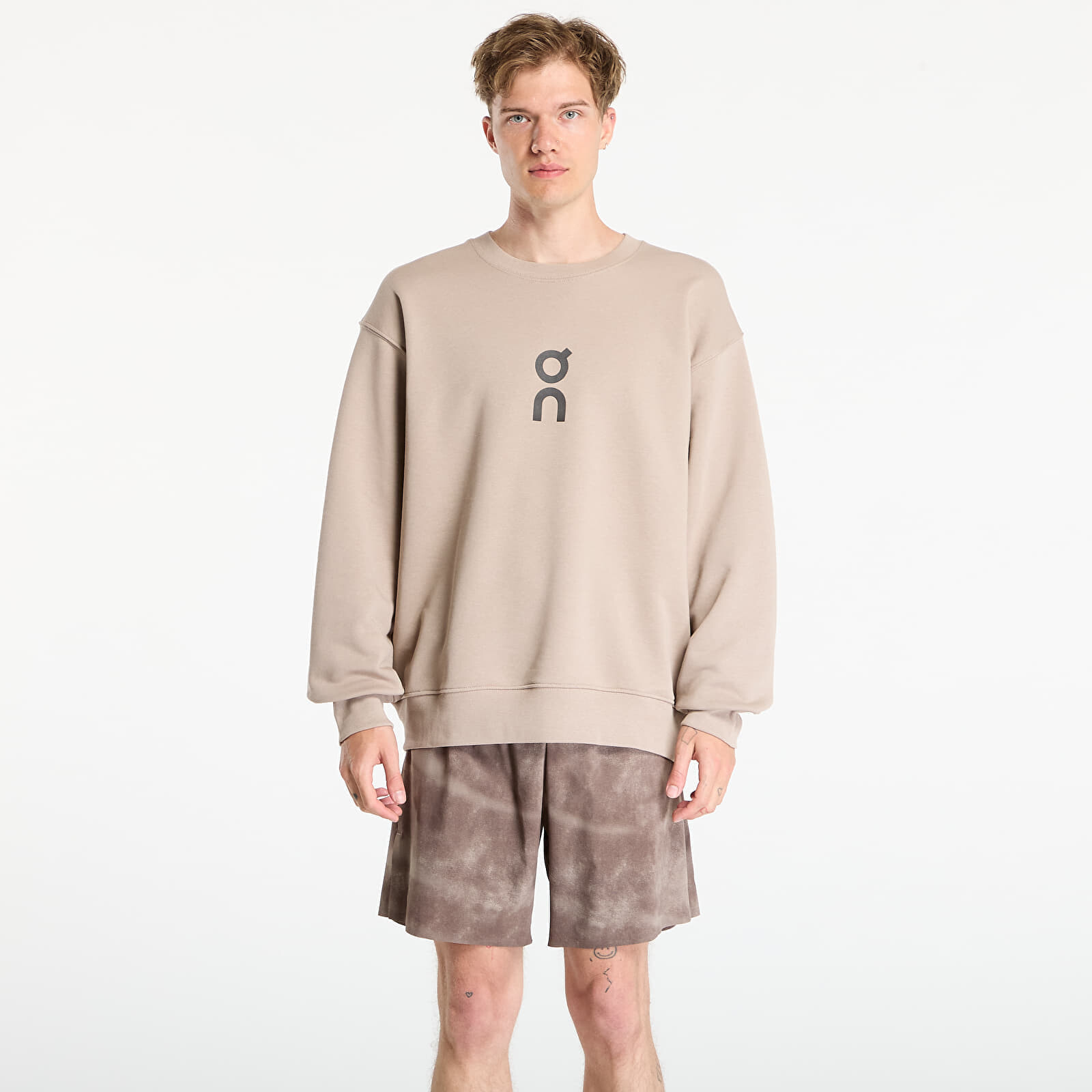 Mikina On Club Crew Brown M