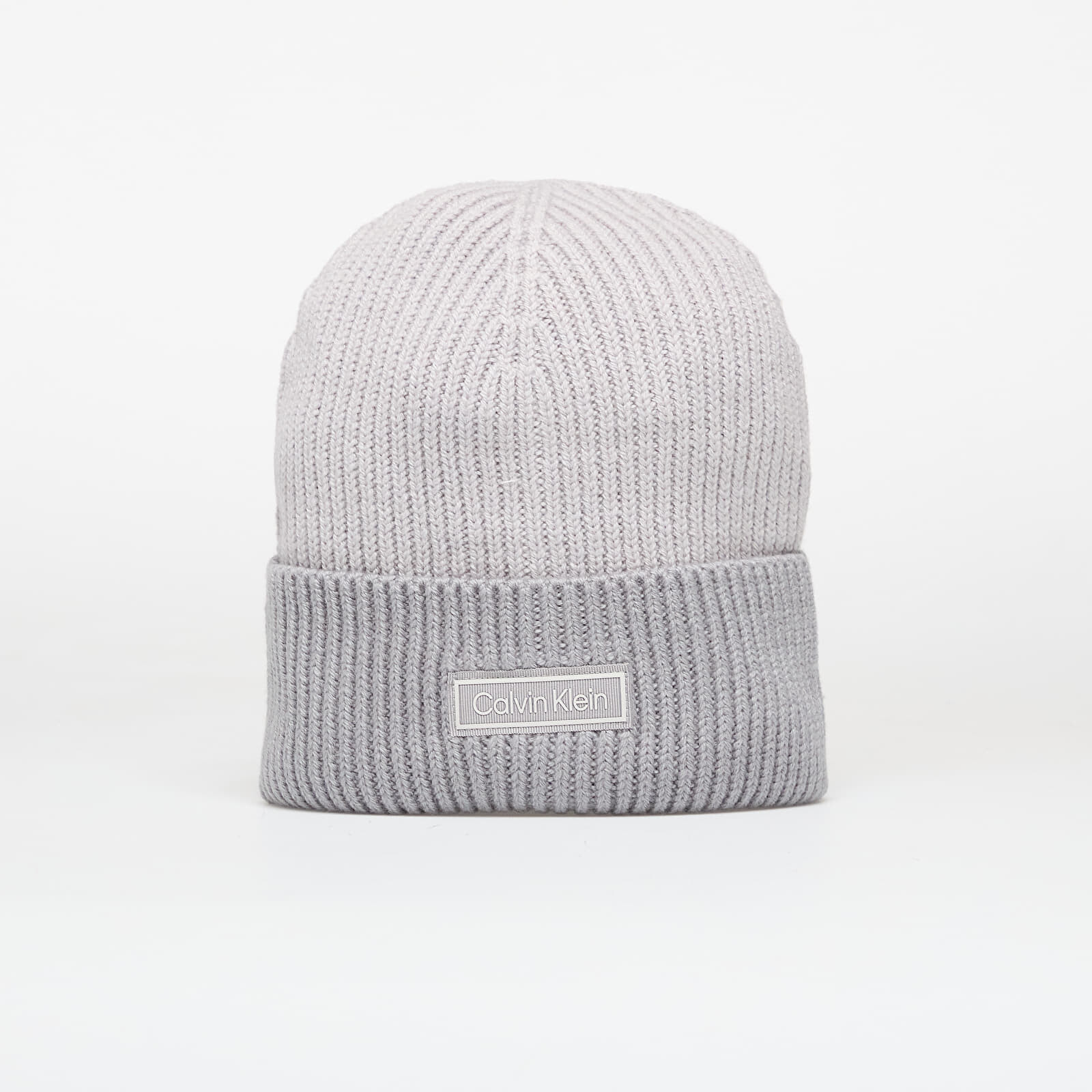 Calvin Klein Patch Wool Chunky Hat Grey Universal