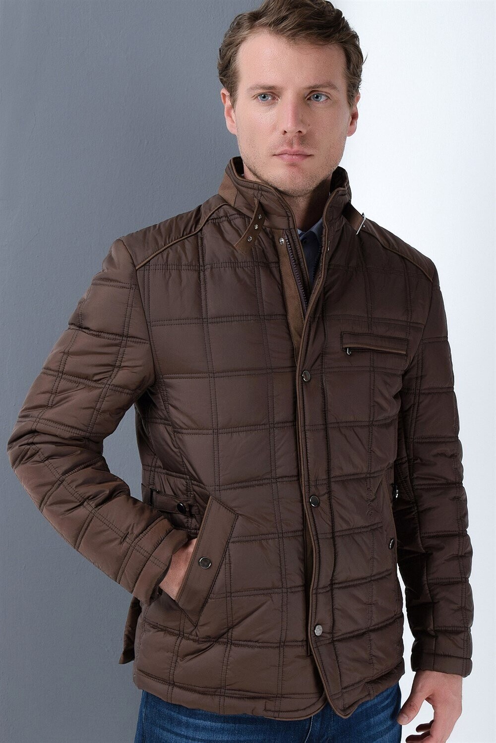M8640 DEWBERRY MEN'S COAT-BROWN