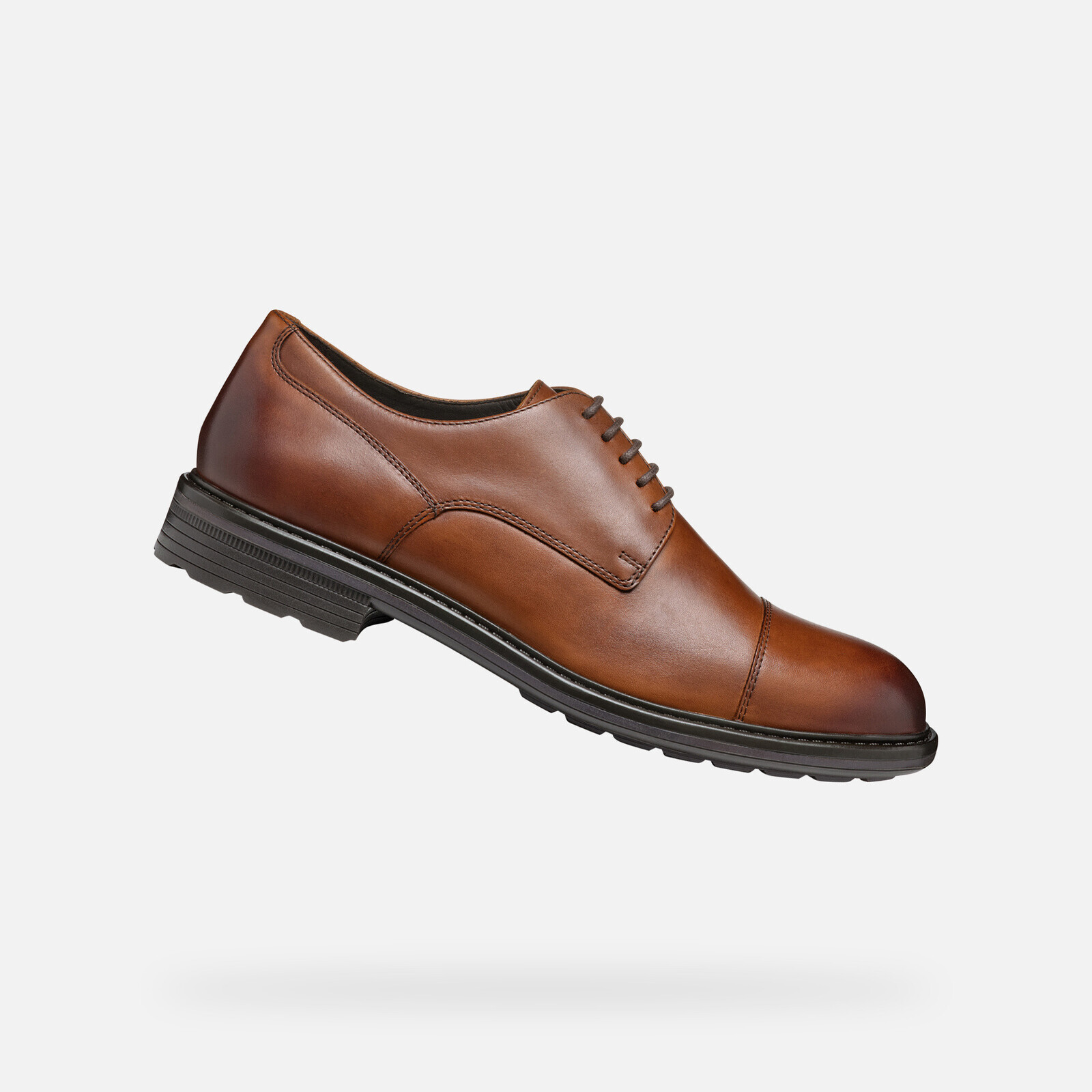 Brown men's formal shoes Geox Walk Pleasure - Men