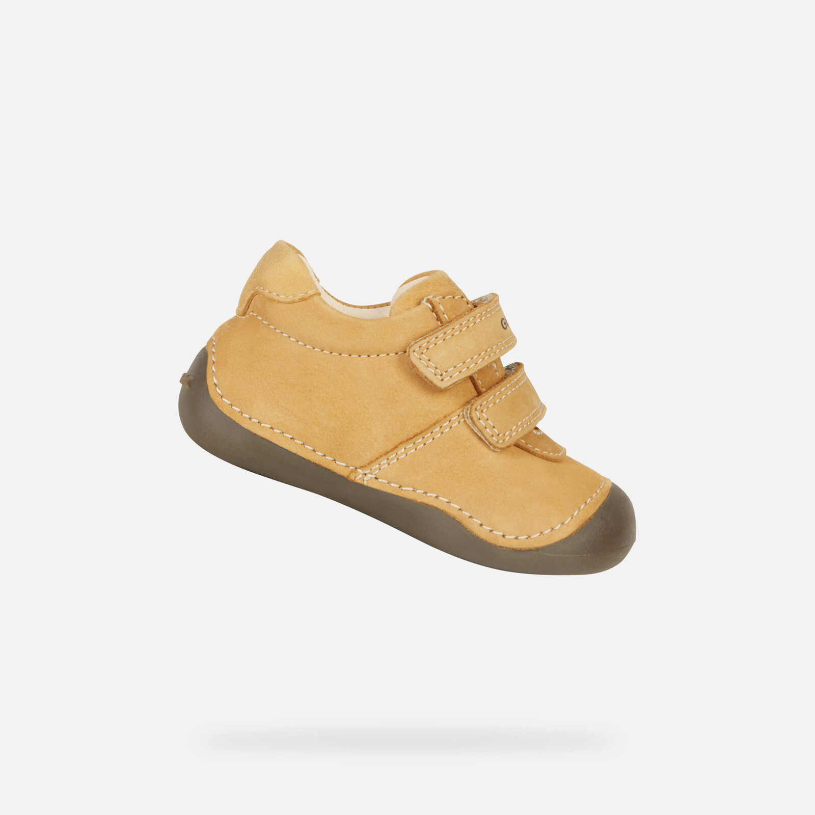 Light brown boys' shoes for first steps Geox Tutim - Boys