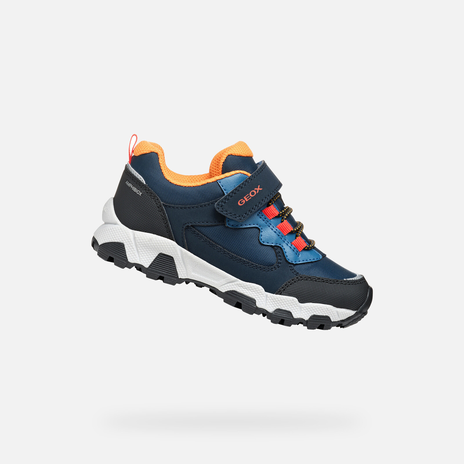 Dark blue boys' sneakers Geox Magnetar ABX - Boys