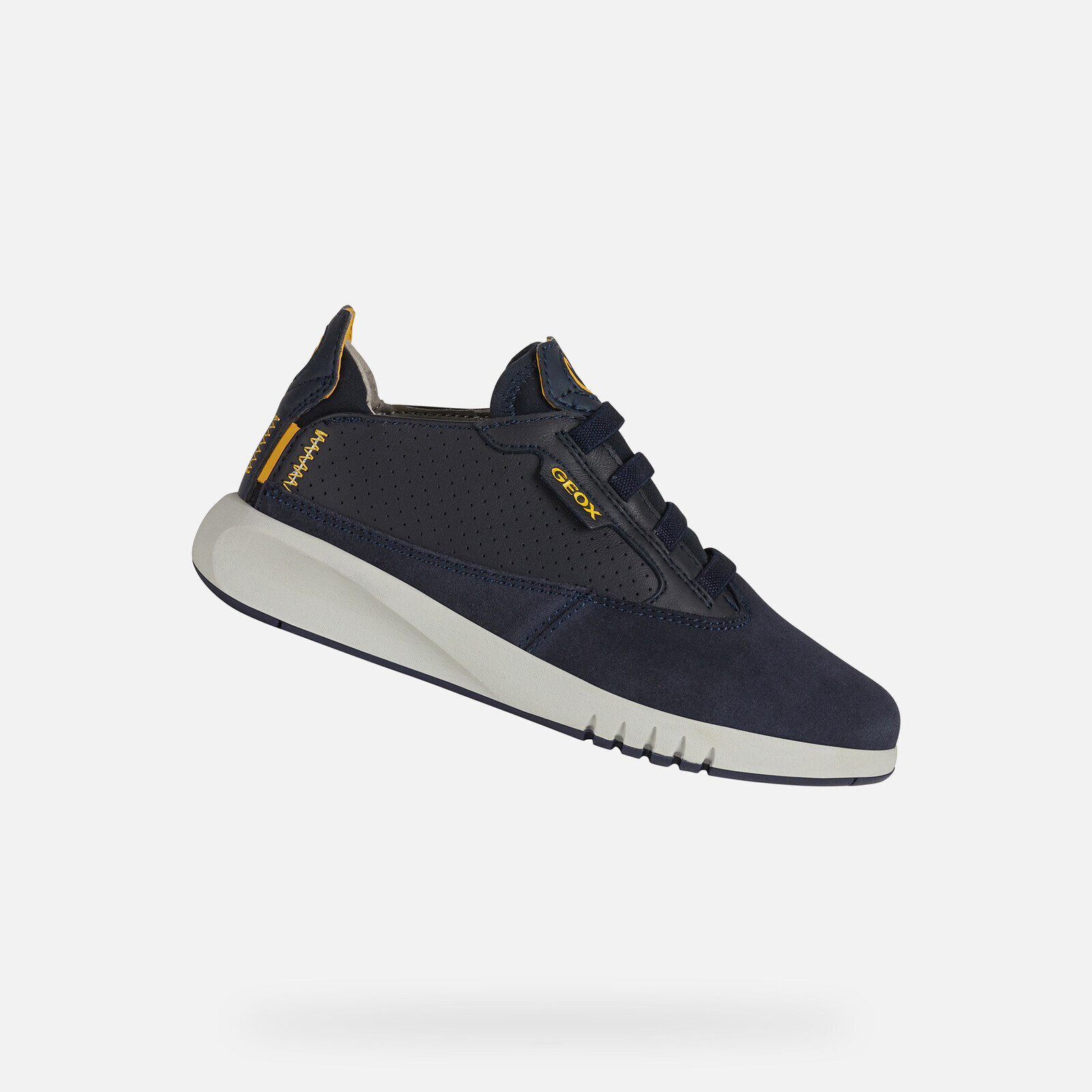 Dark blue boys' sneakers Geox Aeranter - Boys