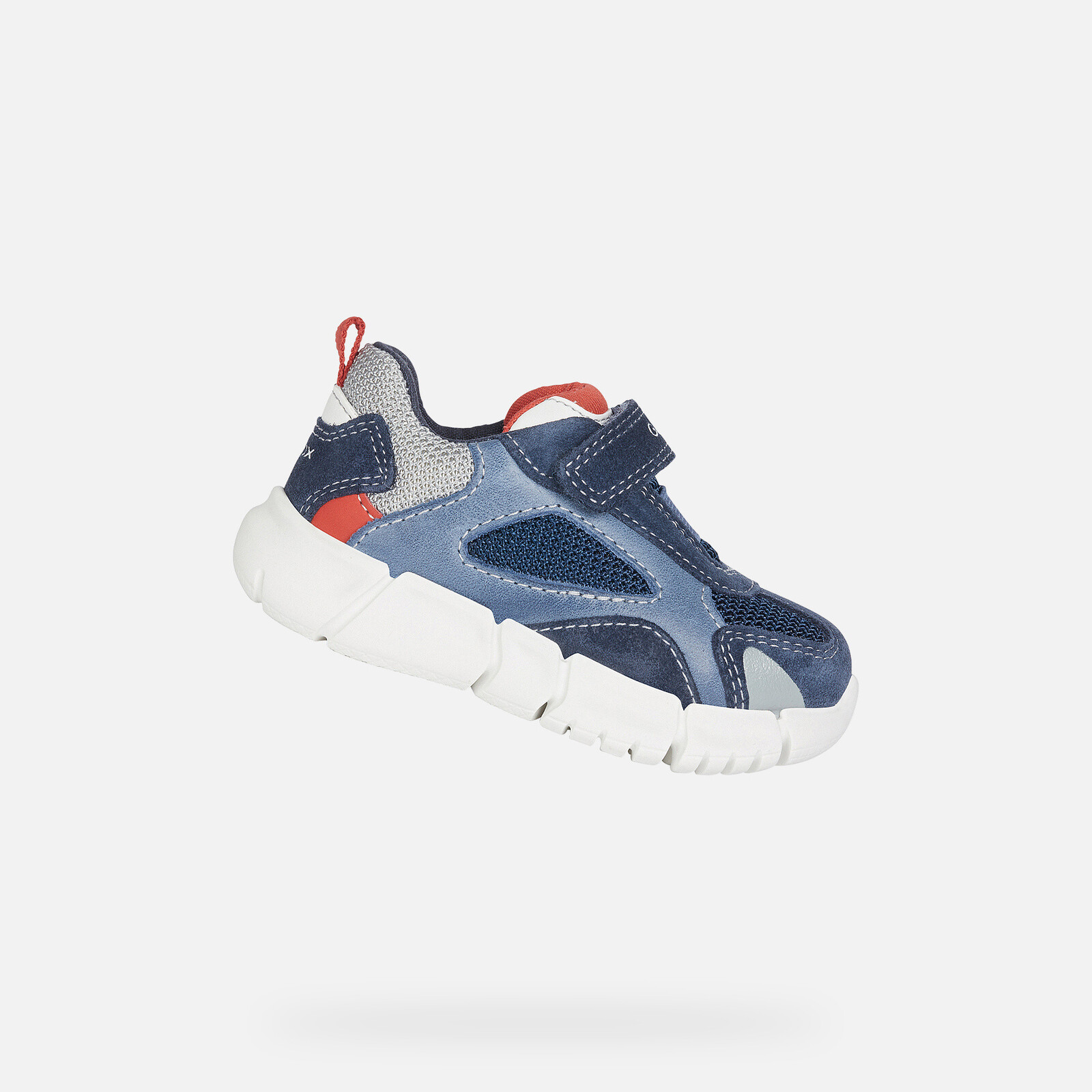 Dark blue boys' sneakers Geox Flexyper - Boys