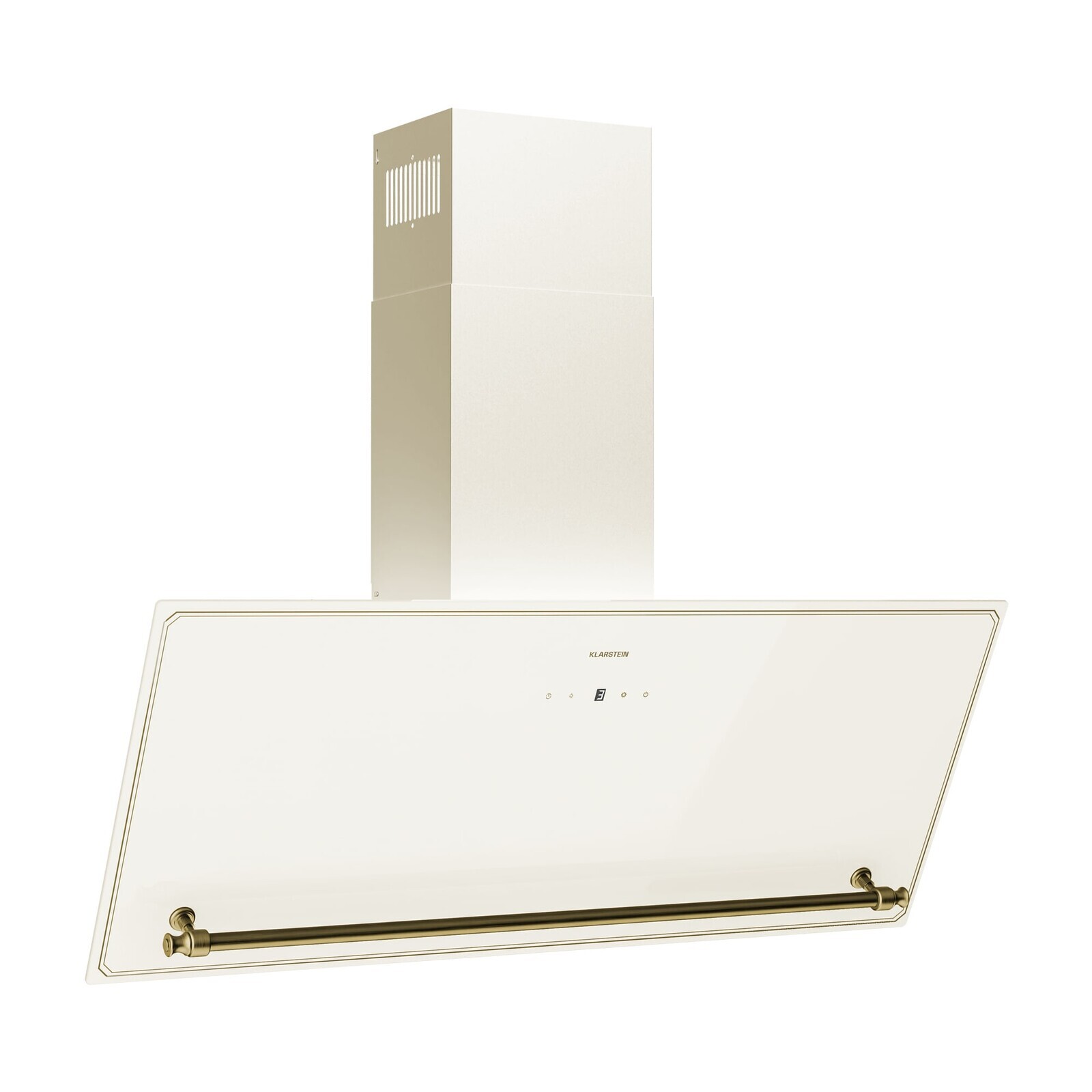 Klarstein Victoria šikmý digestor 90 cm prietok vzduchu 400 m³/h