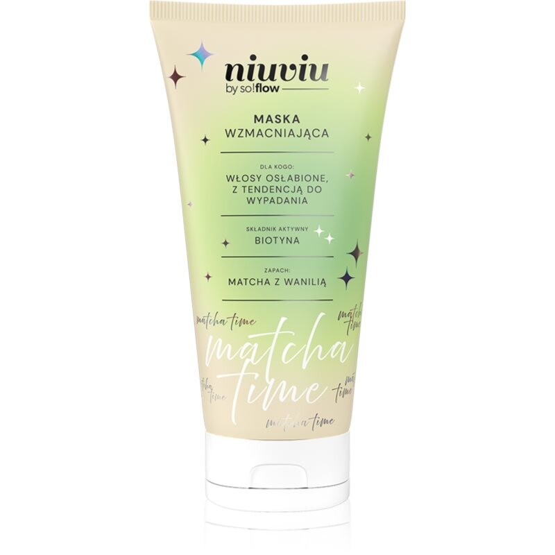 so!flow Matcha Time Strengthening Hair Mask intenzívne vyyživujúca maska pre poškodené a krehké vlasy 200 ml