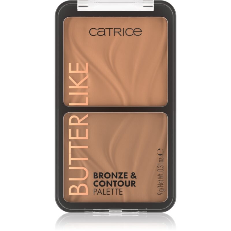 Catrice Butter Like Bronze & Contour kontúrovacia paletka na tvár s bronzerom odtieň 010 Born To Shape 9 g