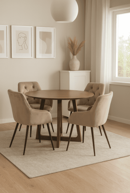 Elvisia Luxusný jedálenský set RORYS | 1 + 4