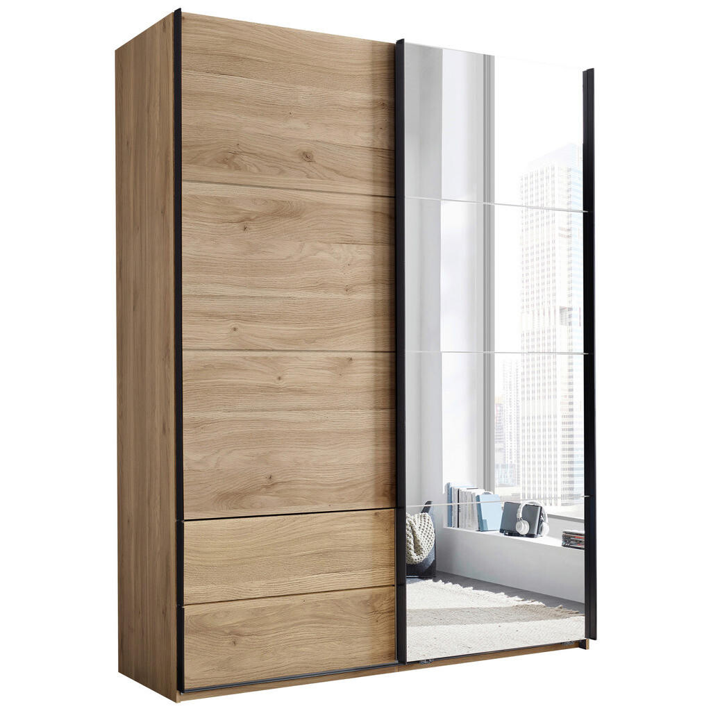 Xora SKRIŇA S POS. DVER. – HOR.VED, farba duba, 170/225,5/60 cm