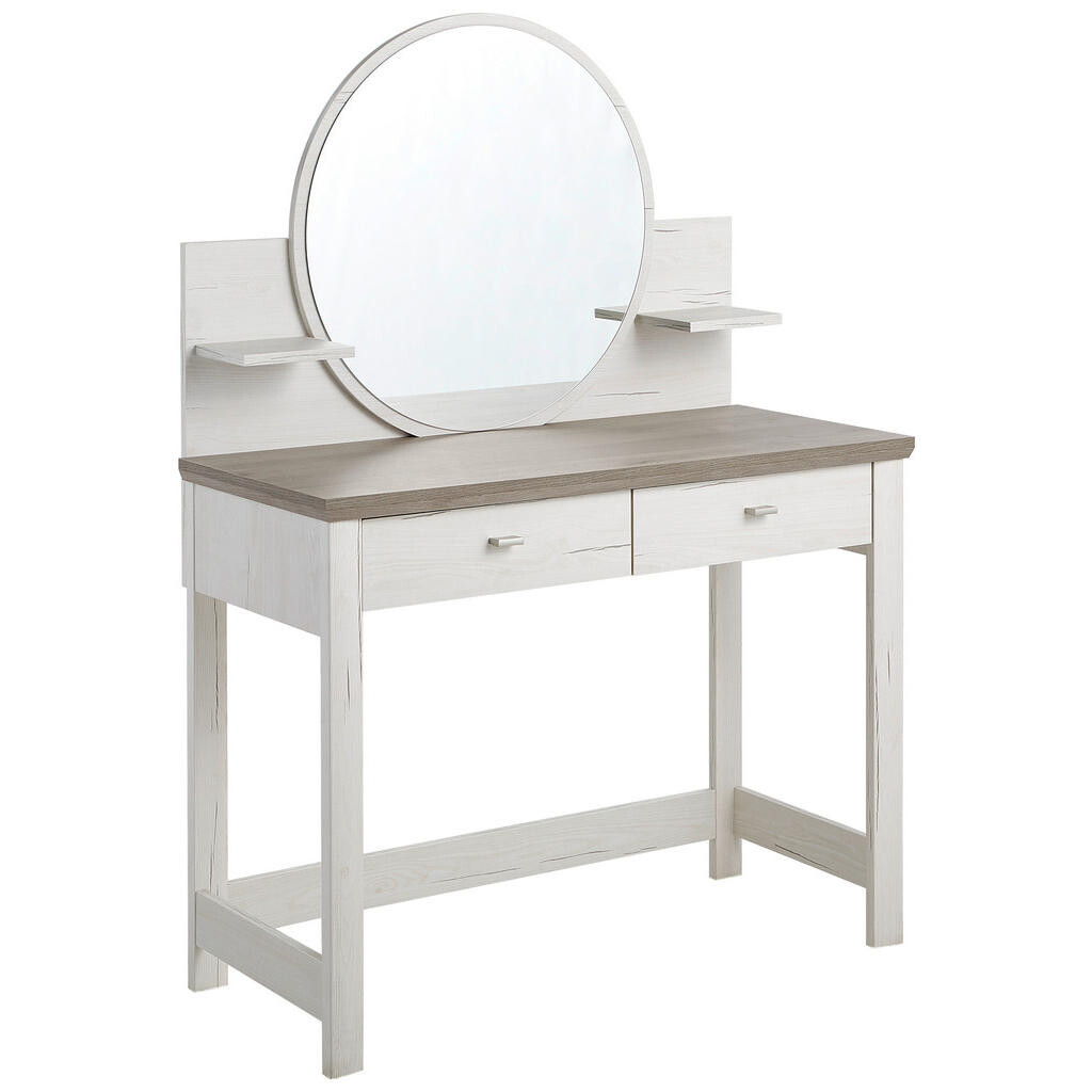 Hom`in TOALETNÝ STOLÍK, sivá, biela, 104,3/45/143 cm