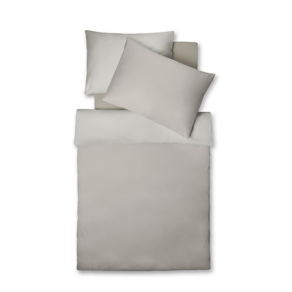 Fleuresse POSTEĽNÁ BIELIZEŇ, makosatén, antracitová, sivá, biela, 140/200 cm