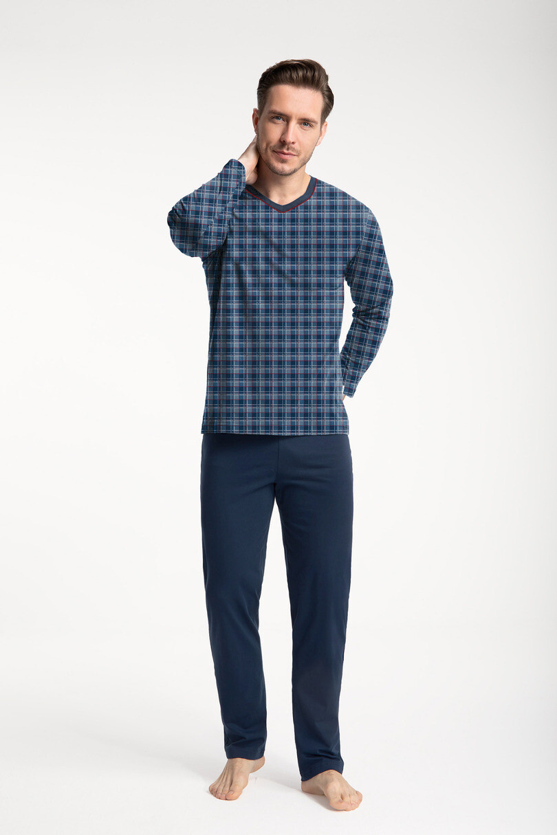 PÁNSKE PYŽAMO 795 tmavě modrá XL
