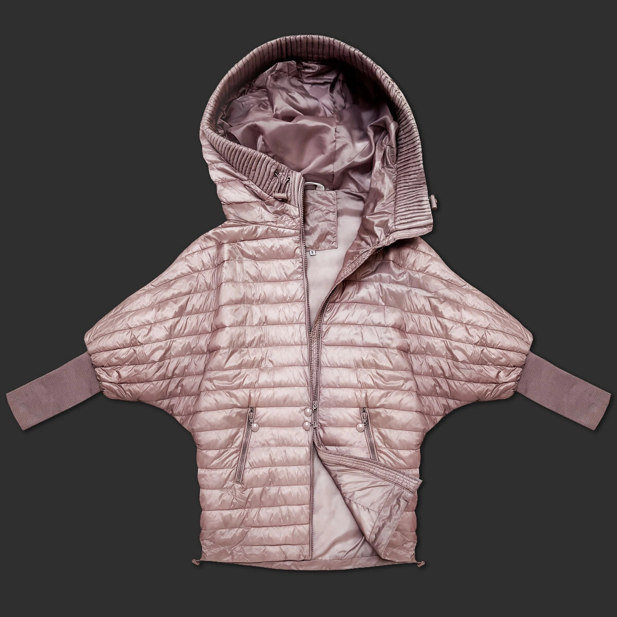 Svetloružová dámska bunda Minority Bat (P3-6913-52) odstíny růžové S (36)