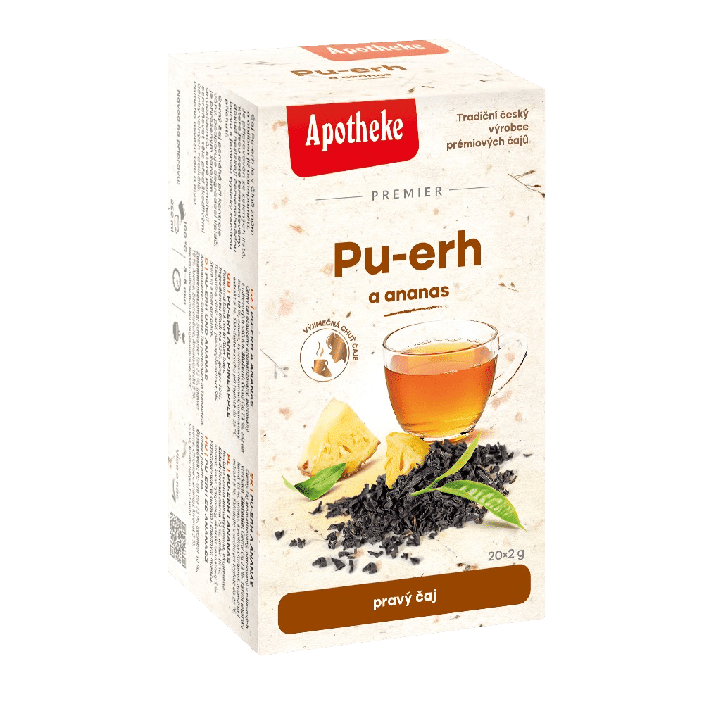 APOTHEKE čaj Pu-erh a ananás 20 x 2 g