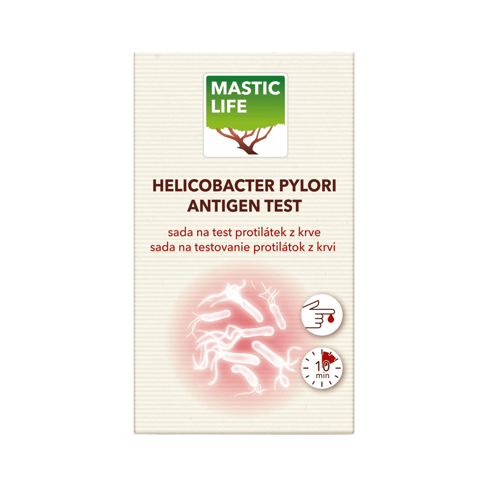 MASTICLIFE Helicobacter pylori test z krvi