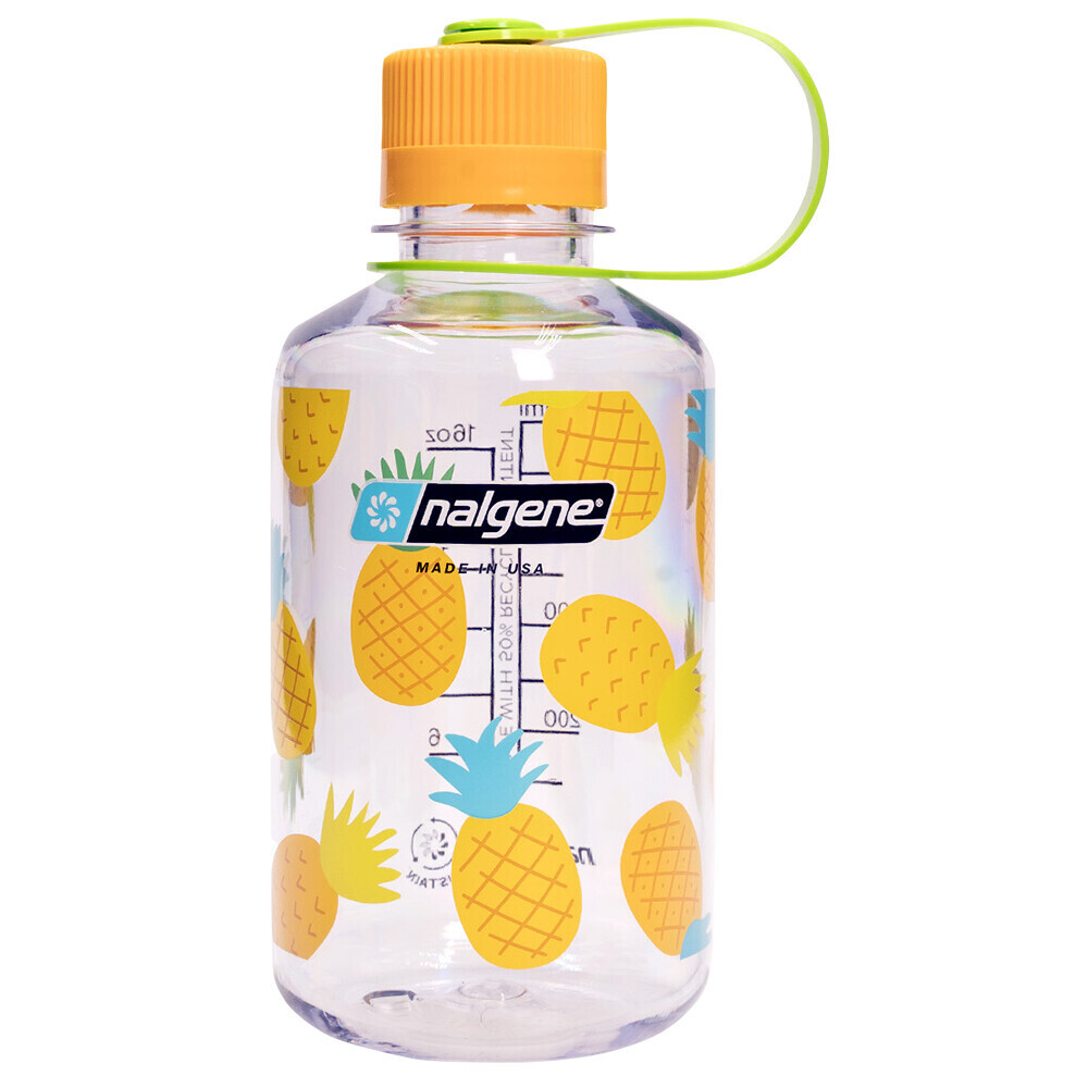 Nalgene Narrow-Mouth 500 mL Sustain Clear w/Pineapples print 682021-0132 Veľkosť: OneSize