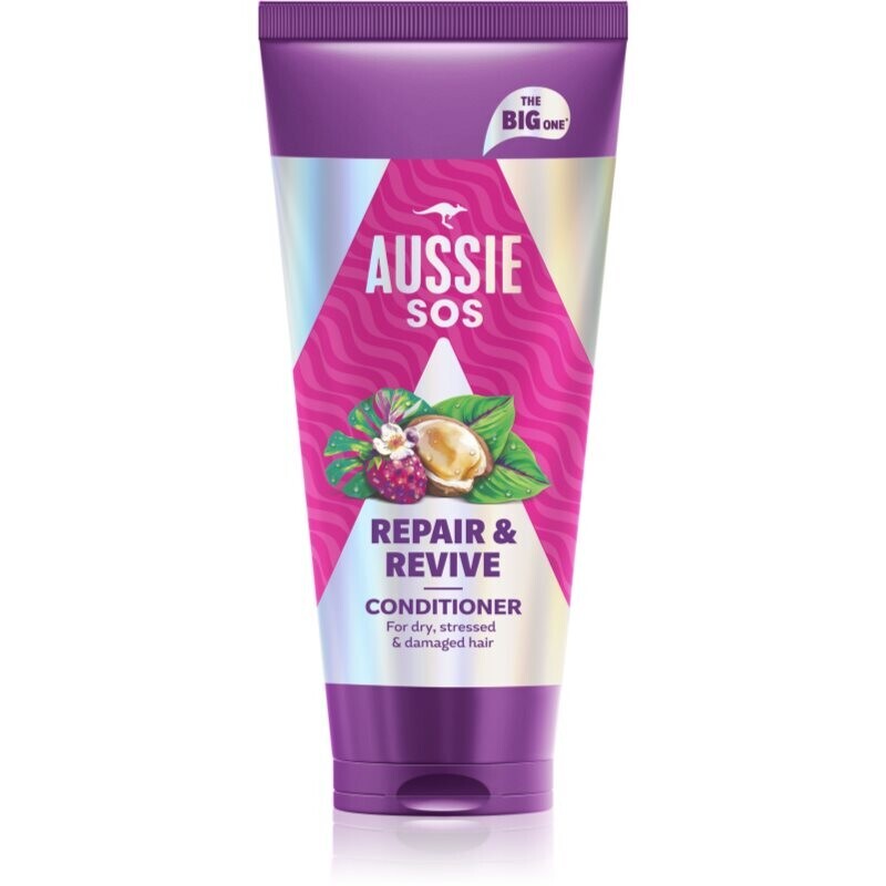 Aussie SOS Repair & Revive vyživujúci kondicionér pre namáhané vlasy a vlasovú pokožku 350 ml