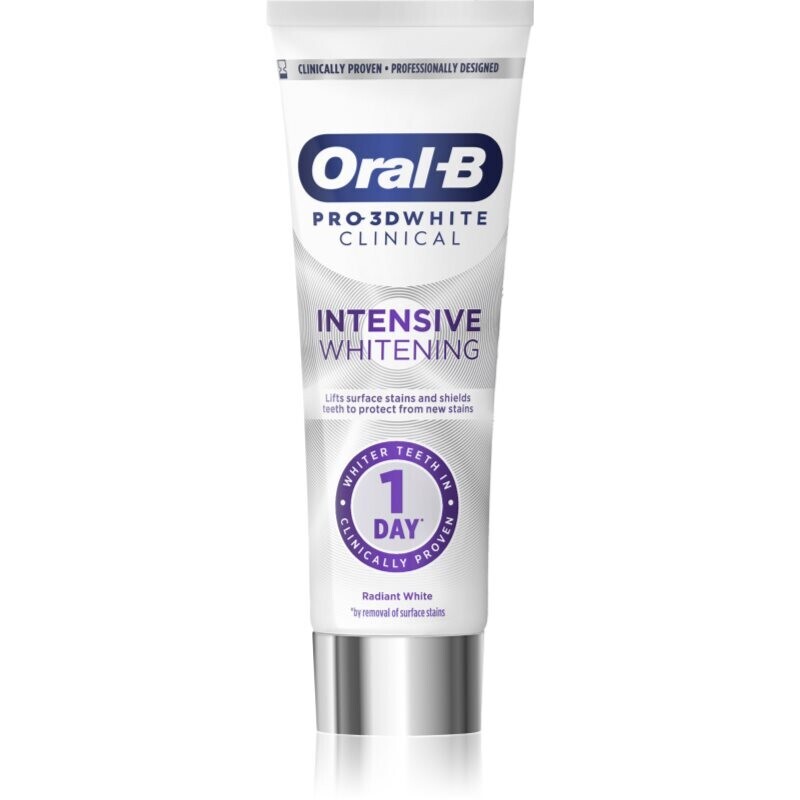 Oral-B Pro-3D White Intensive Whitening intenzívna bieliaca zubná pasta Radiant White 75 ml