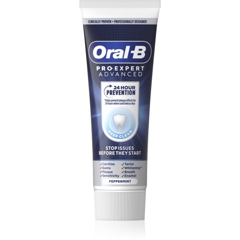 Oral-B Pro-Expert Advanced Deep Clean zubná pasta pre dôkladné vyčistenie zubov Peppermint 75 ml