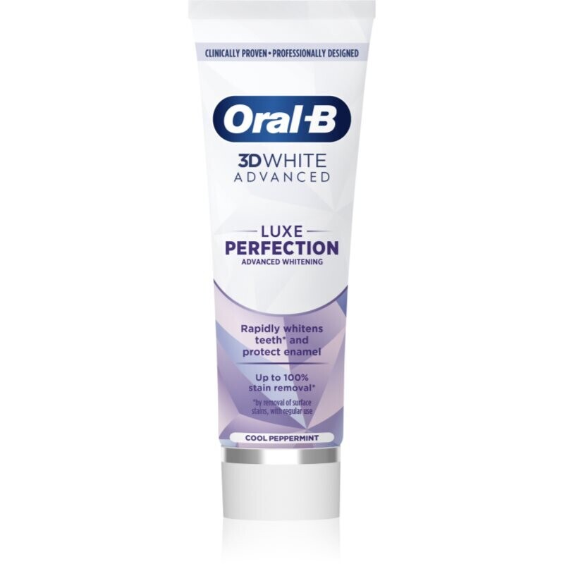 Oral-B 3D White Luxe Perfection bieliaca zubná pasta Cool Peppermint 75 ml