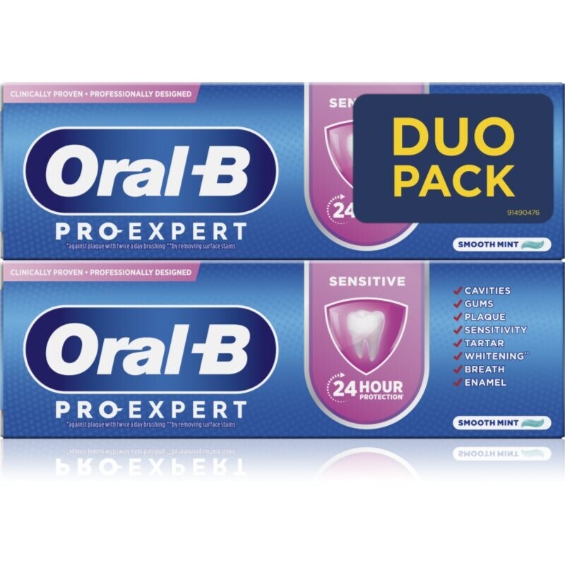 Oral-B Pro Expert Sensitive zubná pasta pre citlivé zuby 2x75 ml
