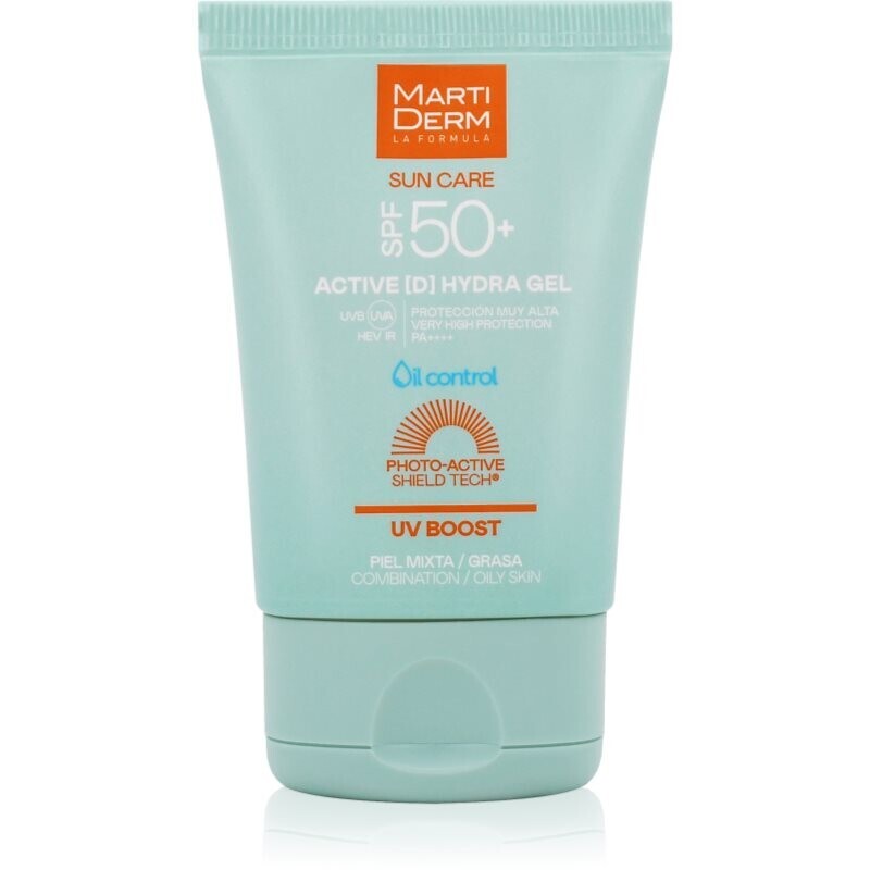 MartiDerm Sun Care Active D Hydra Gel opaľovací gélový krém na tvár 50 ml