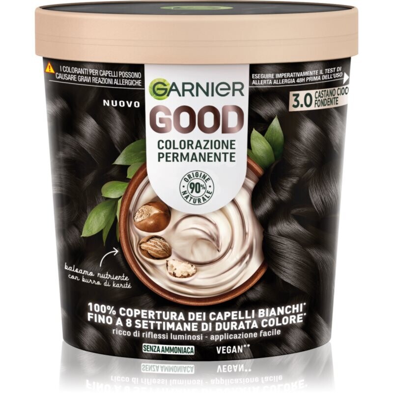 Garnier Good Color permanentná farba na vlasy 3.0 Castano Cioccolato Fondente 1 ks