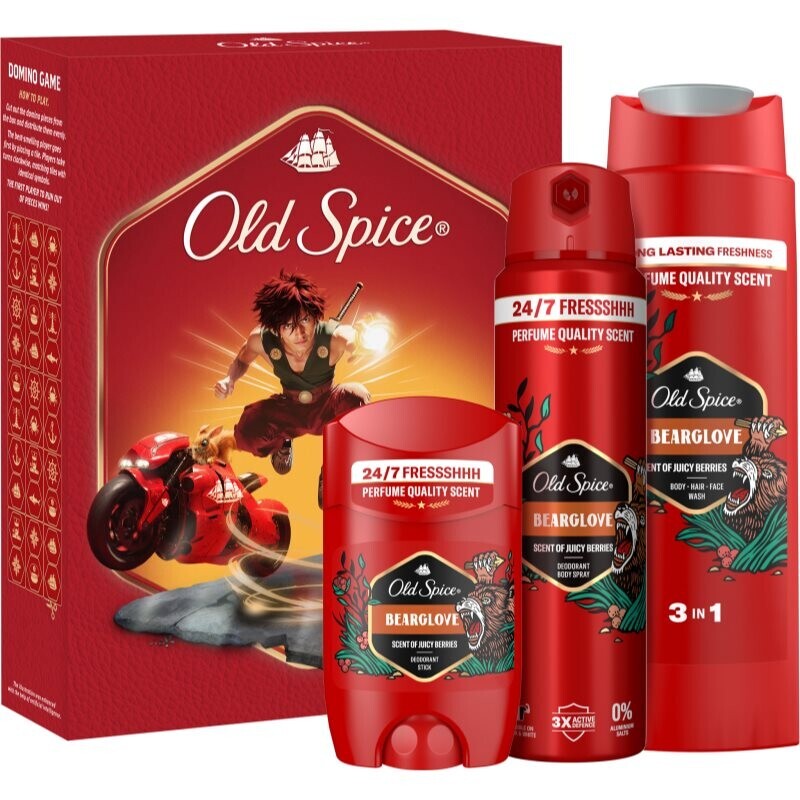 Old Spice Bearglove Anime darčeková sada pre mužov