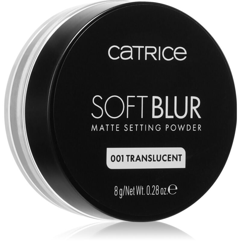 Catrice Soft Blur Matte sypký fixačný púder odtieň 001 Translucent 8 g