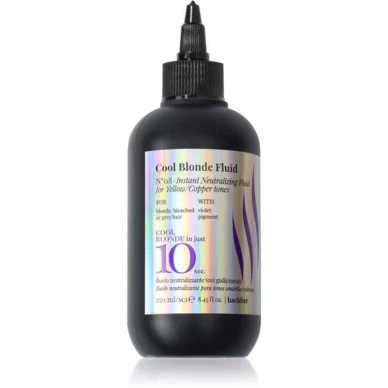 FarmaVita Backbar tónovací fluid pre studené odtiene blond 250 ml