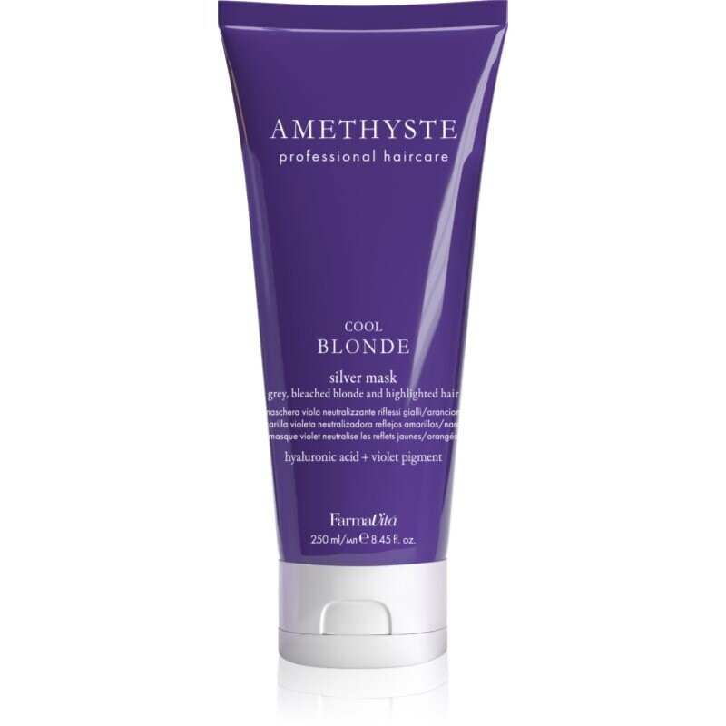 FarmaVita Amethyste Cool Blonde hydratačná maska pre studené odtiene blond 250 ml