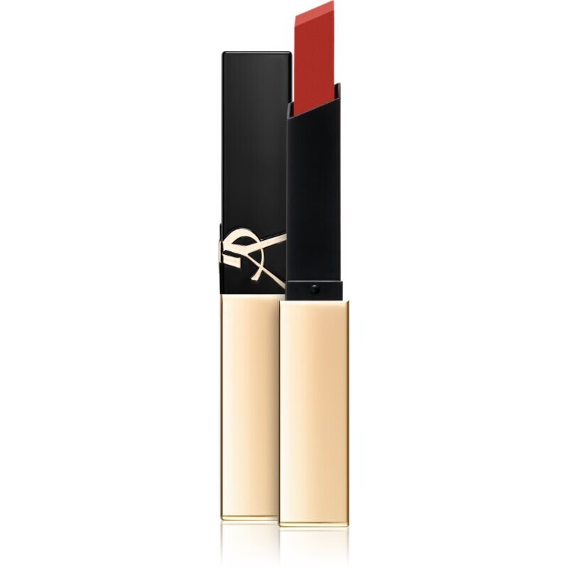 Yves Saint Laurent Rouge Pur Couture The Slim tenký zmatňujúci rúž s koženým efektom odtieň 32 2.2 g