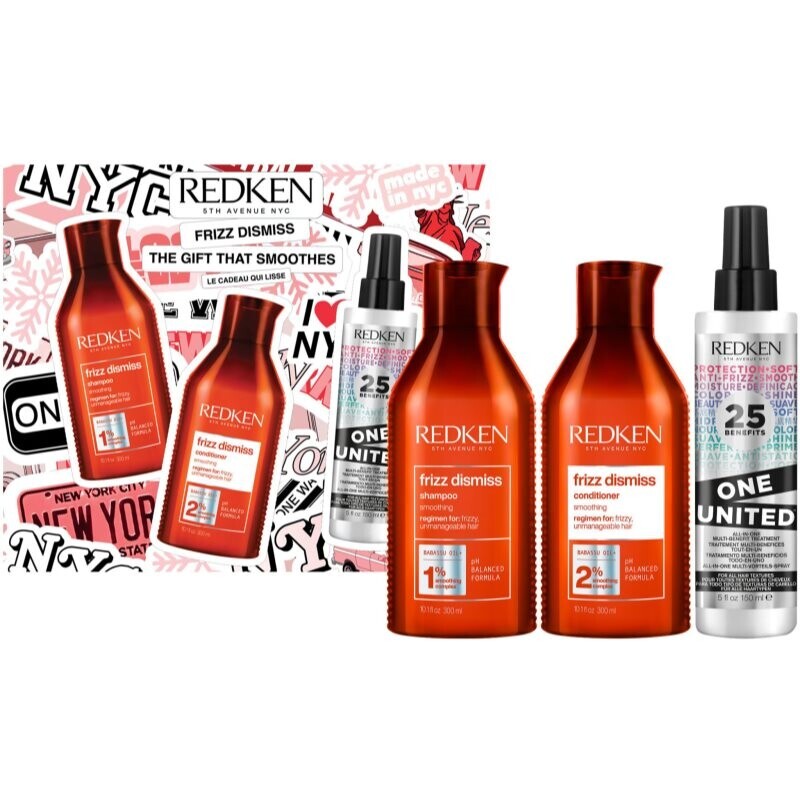 Redken Frizz Dismiss darčeková sada pre nepoddajné a krepovité vlasy