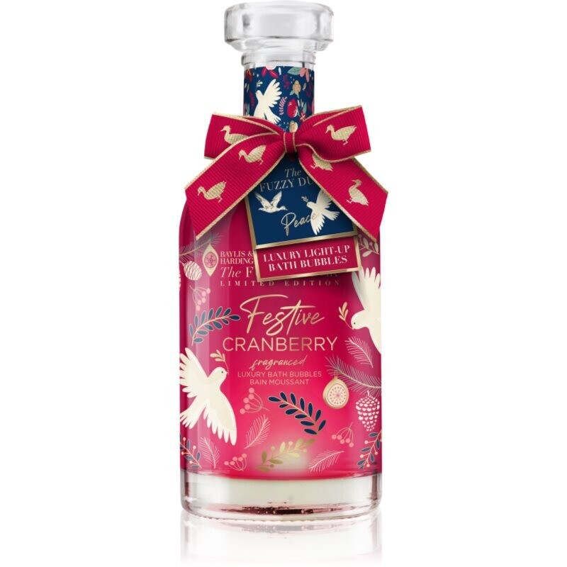 Baylis & Harding The Fuzzy Duck Winter Wonderland pena do kúpeľa darčeková edícia vône Cranberry 500 ml
