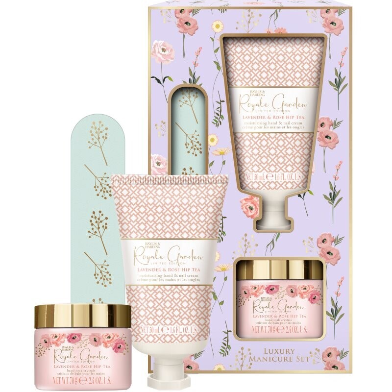 Baylis & Harding Royale Garden Lavender & Rose Hip Tea darčeková sada na ruky a nechty