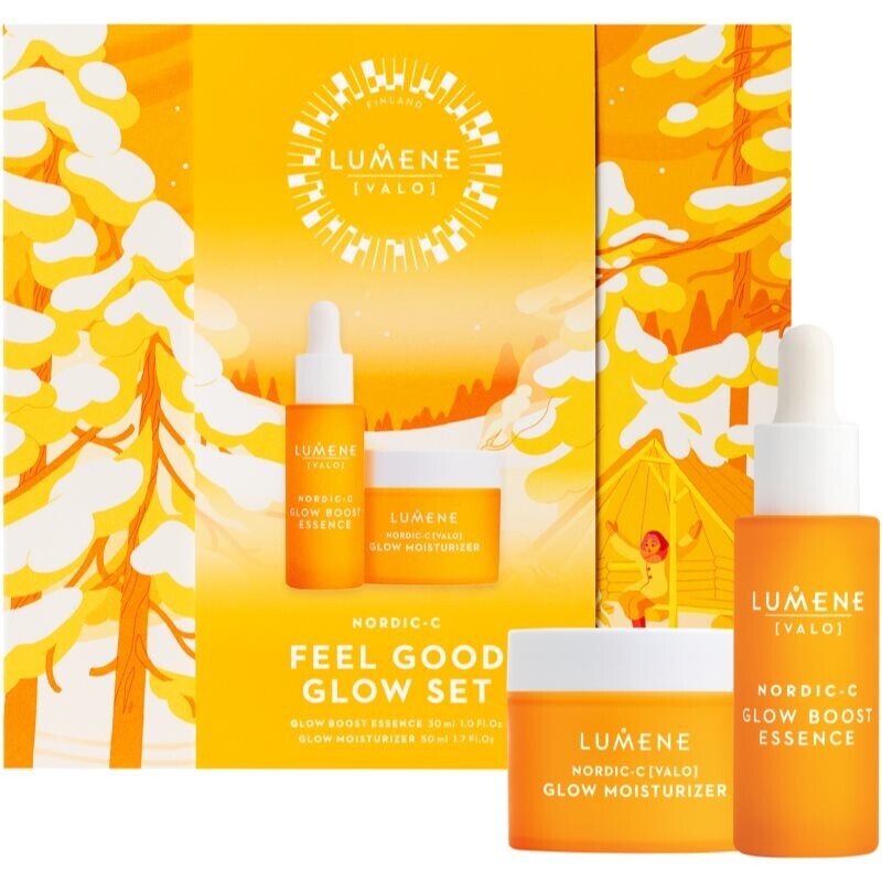 Lumene Nordic-C [VALO] Glow Reveal darčeková sada pre rozjasnenie pleti
