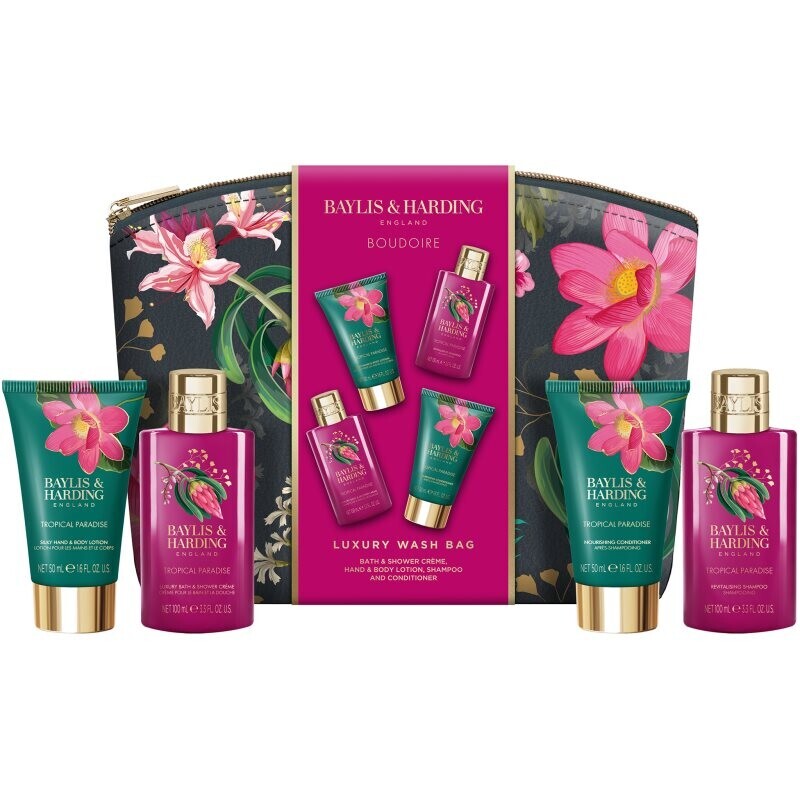 Baylis & Harding Boudoire Tropical Paradise darčeková sada kozmetická taštička
